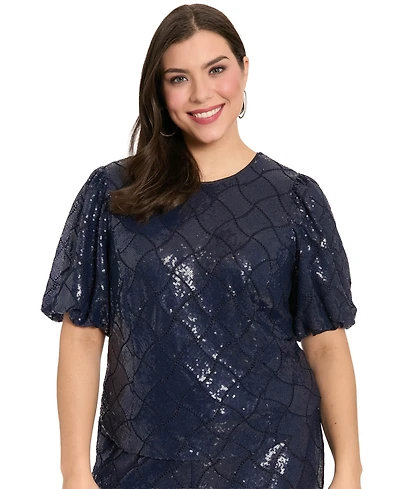 Muse Plus Crew Neck Short-Sleeve Top