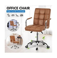 Yaheetech Modern Office Chair 360° Swivel Computer Chair