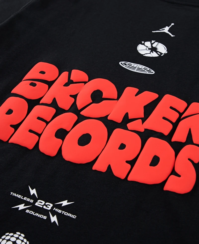Jordan Boys' 8-20 Broken Records Crewneck T-Shirt