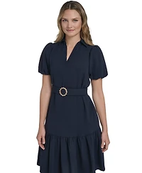 Jessica Howard Petite Tiered Shirt Dress