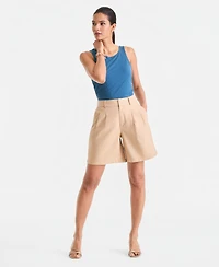 I.n.c. International Concepts Women's High-Rise Bermuda Shorts, Exclusively at Macy's