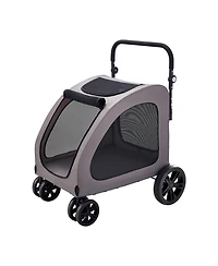 Aostirmotor Heavy-Duty Pet Stroller Holds 160lbs