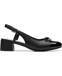 Clarks Women's Iridessa Sling Block Heel Dress Pumps