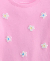 First Impressions Baby Girls' Multi-Flowers T-Shirt, Macy's Exclusive