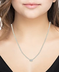 And Now This Cubic Zirconia Tennis Necklace