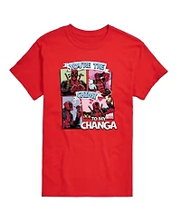 Airwaves Men's Deadpool Chimichanga Printed Short-Sleeve Graphic T-Shirt
