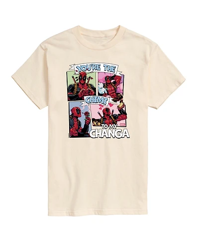 Airwaves Men's Deadpool Chimichanga Printed Short-Sleeve Graphic T-Shirt