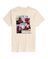 Airwaves Men's Deadpool Chimichanga Printed Short-Sleeve Graphic T-Shirt