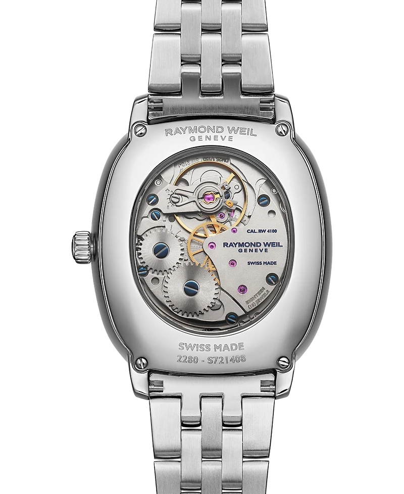 Raymond Weil Men's Toccata Stainless Steel Bracelet Watch, 32x36mm