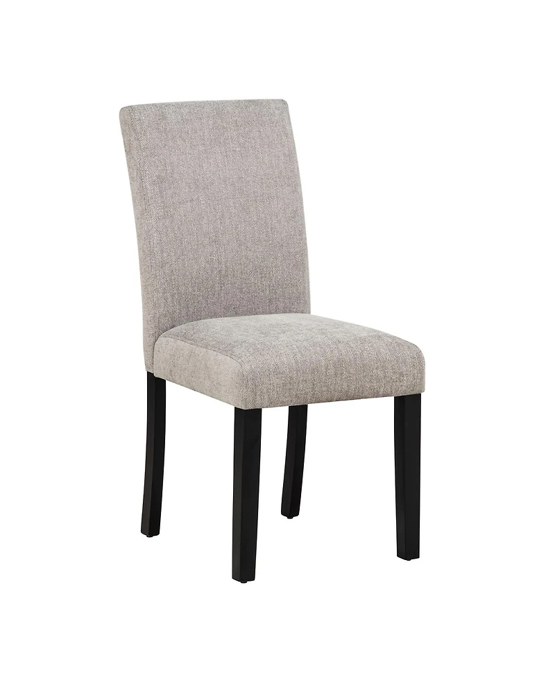 Streamdale Furniture 6-Piece Dining Table Set with Bench, Solid Wood Kitchen Table, Gray & Black