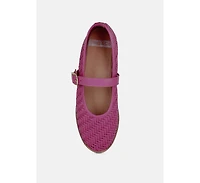 Nazuka Handcrafted Real Suede Leather Flats