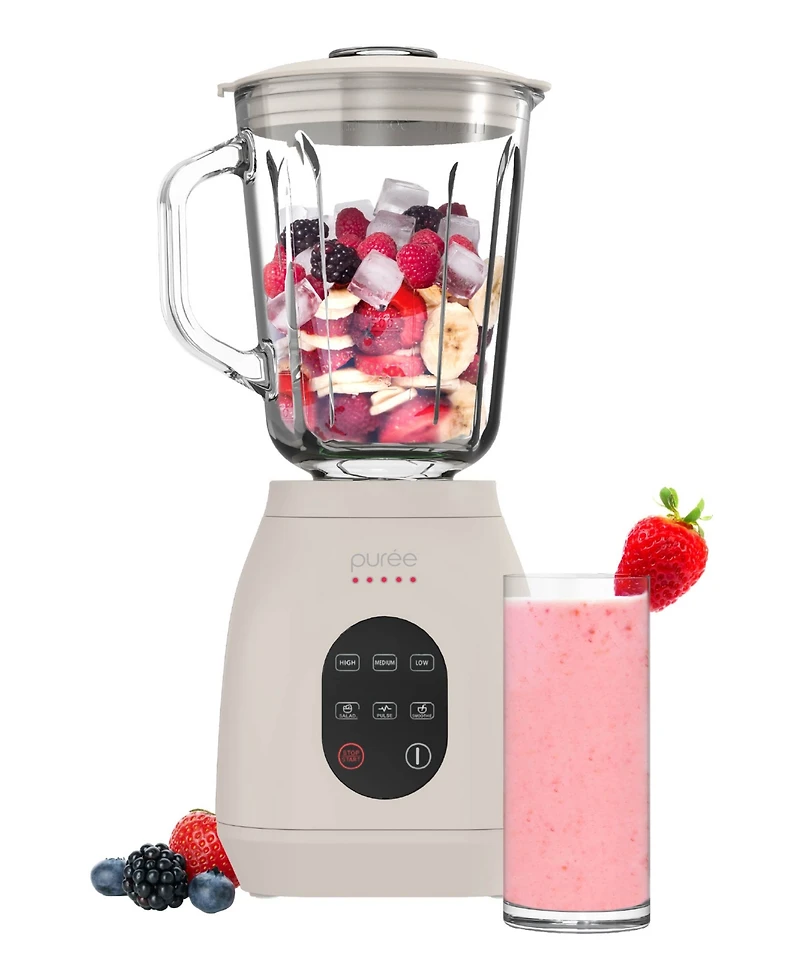 Tzumi Puree 1.5 Liter Led Touchscreen Blender