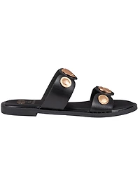 Gc Shoes Women's Nolah Coin Slip-On Flat Sandals