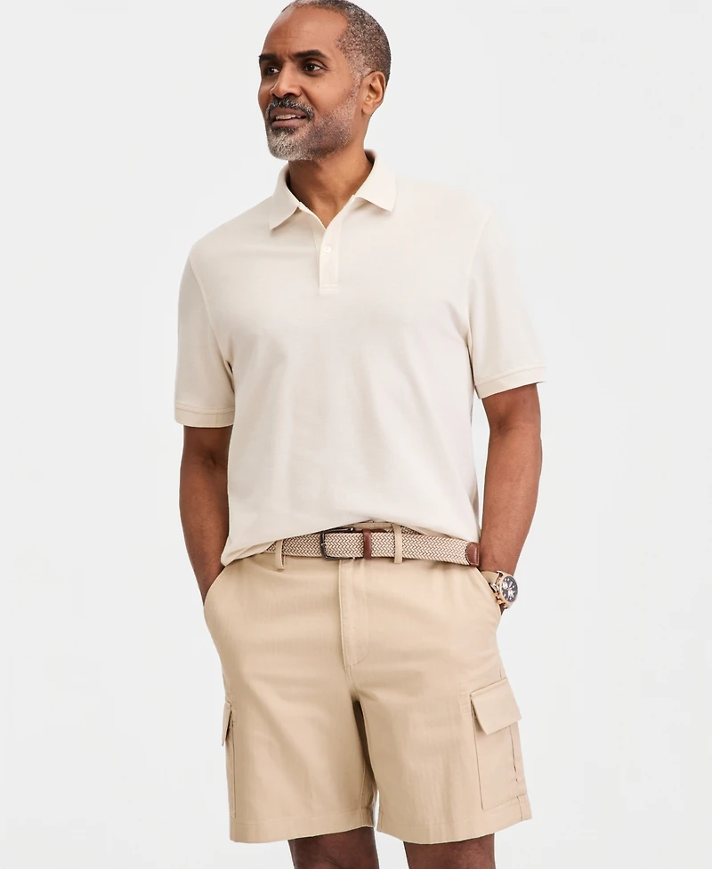 Club Room Men's Classic Fit Performance Stretch Polo, Created for Macy's