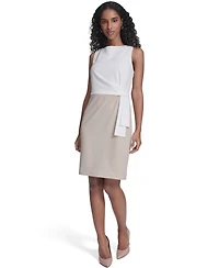 Tommy Hilfiger Petite Color Block Sleeveless Dress