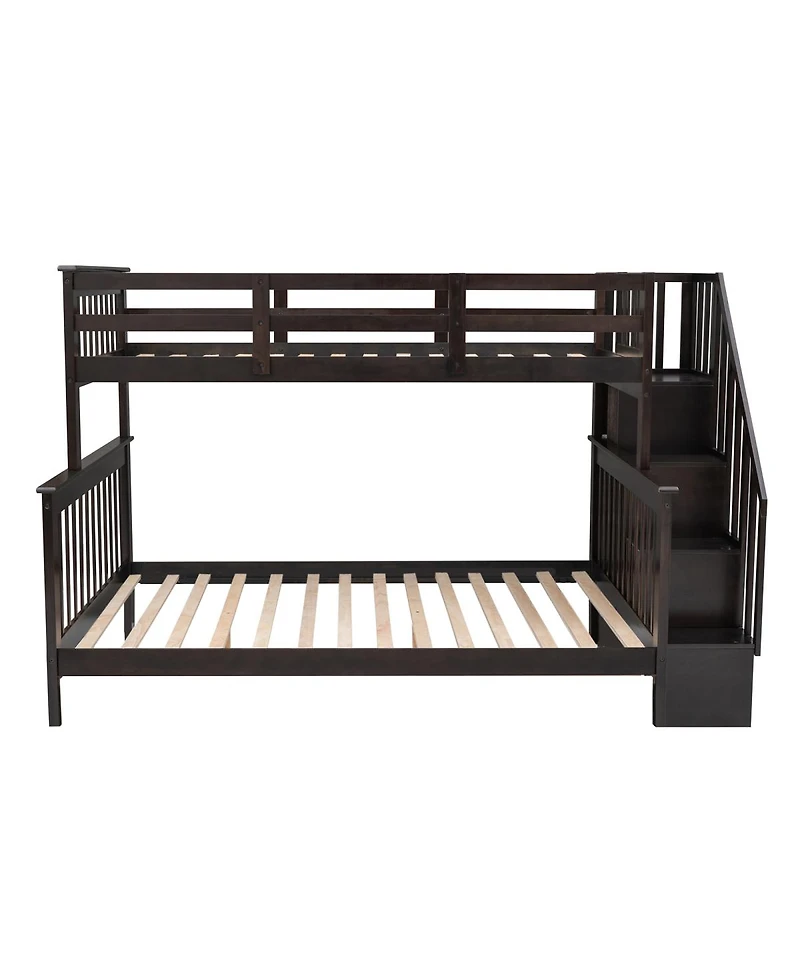 Streamdale Furniture Stairway Bunk Bed with Storage
