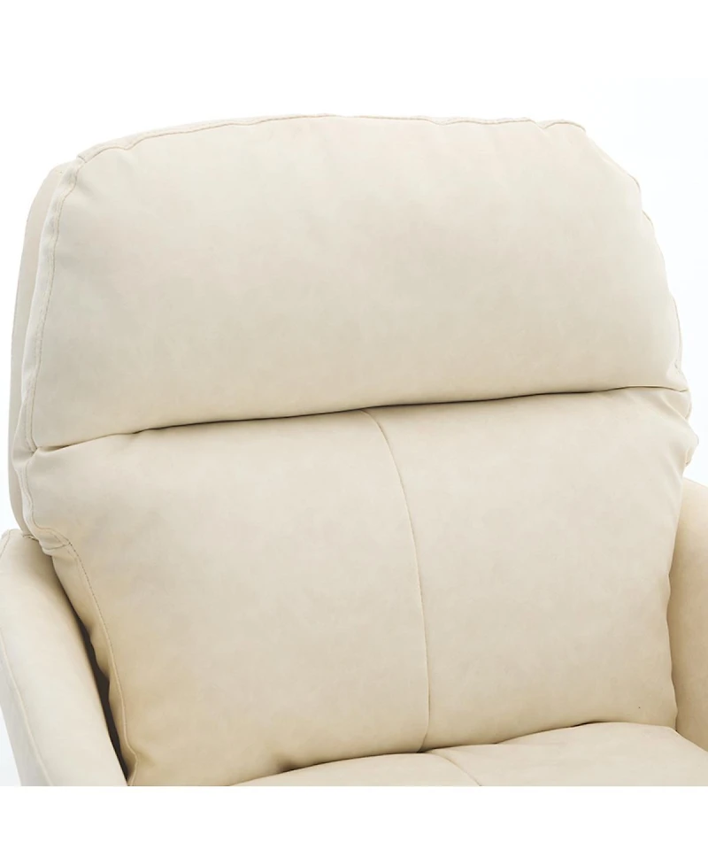 Streamdale Furniture High-Strength Metal Pu Leather Ergonomic Office Chair