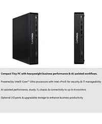 Lenovo ThinkCentre M70q Mff Desktop Intel Core Ultra 5 32GB Ram Intel Graphics 1TB Ssd Storage Windows 11 Pro