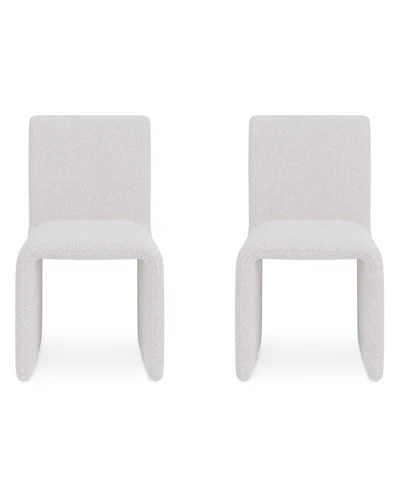 Furniture Emila -Pc. Fabric Upholstered Dining Chair Set