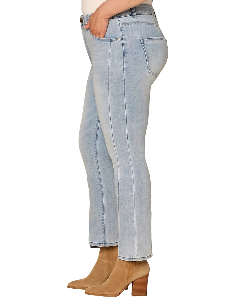 Democracy Plus Skyrise Barely Boot Cut Jeans