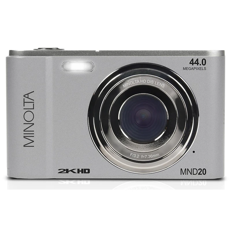 Minolta Minolta MND20 44 Mp 2.7K Ultra Hd Digital Camera (Silver