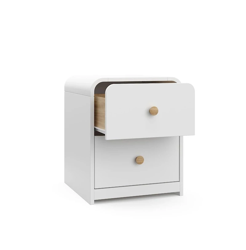 Storkcraft Next Santos 2-Drawer Nightstand