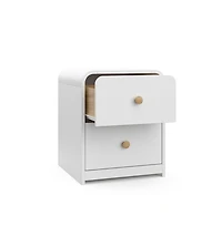 Storkcraft Next Santos 2-Drawer Nightstand