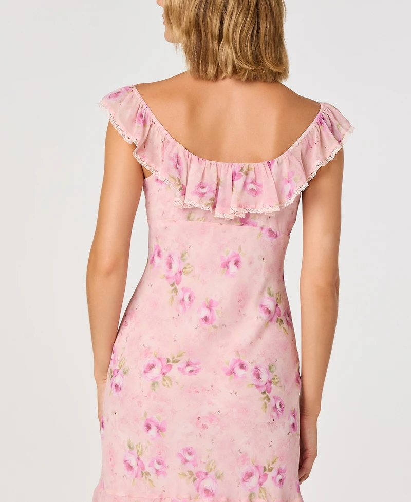 Astr the Label Women's Laisha Round Neck Dress