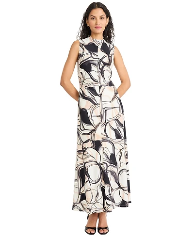 Maggy London Women's Mock Neck Dress