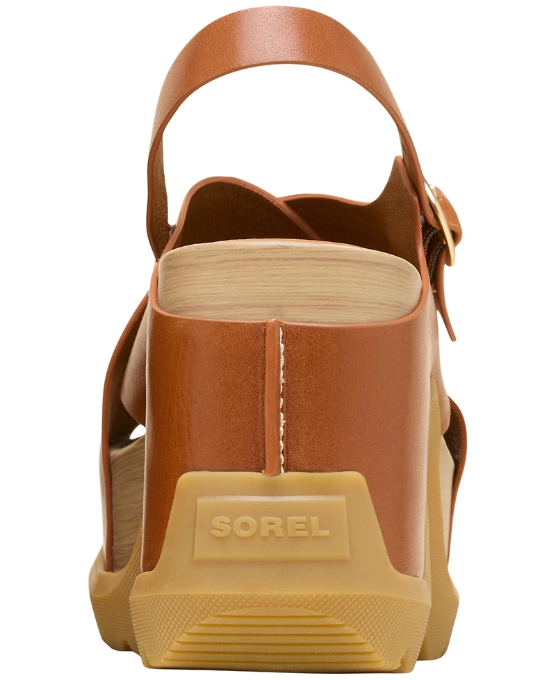 Sorel Women's Roam'N Rise Round Toe Heel Sandals