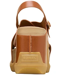 Sorel Women's Roam'N Rise Round Toe Heel Sandals