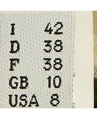 Pre-Owned Moschino Women's Multicolor Printed Silk Ruffe Sleeve Sheer Top