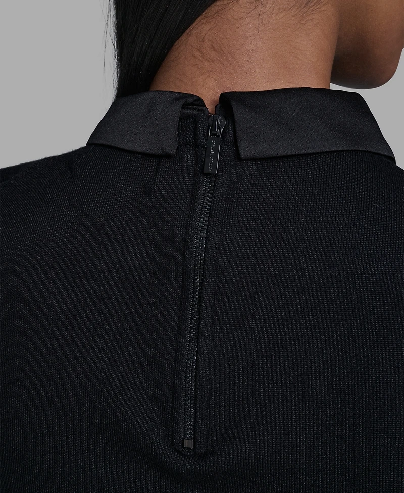 Karl Lagerfeld Paris Women's Collared Sweater