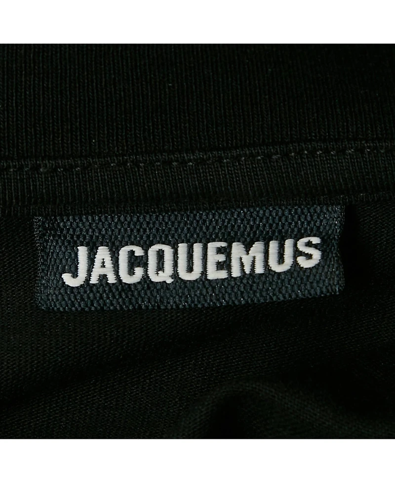 Pre-Owned Jacquemus Men's Black Jersey Pocket Detail T-Shirt