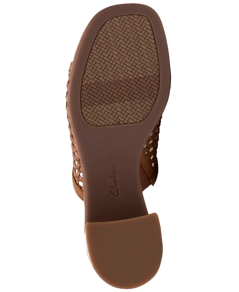 Clarks Women's Jaylan Slide Round Toe Dress Sandals