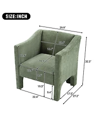 Streamdale Furniture Modern Barrel Chair Accent