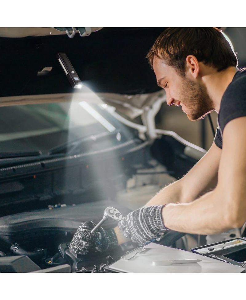 Mecale 3-in-1 Rechargeable Edc Flat Led Flashlight, High Lumens, Green Beam, IPX4 Waterproof