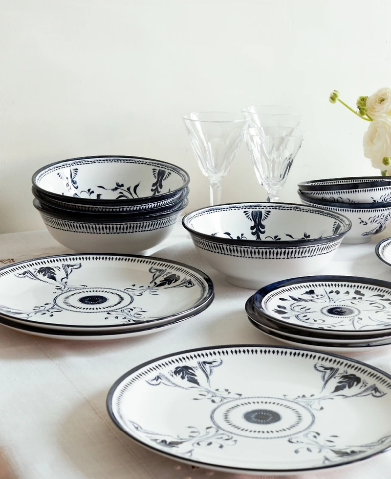 Lemieux Et Cie Bruges 4-Pc. Dinner Plates, Services for 4