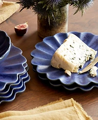 Lemieux Et Cie Dhalia 4-Pc. Dinner Plates, Service for 4