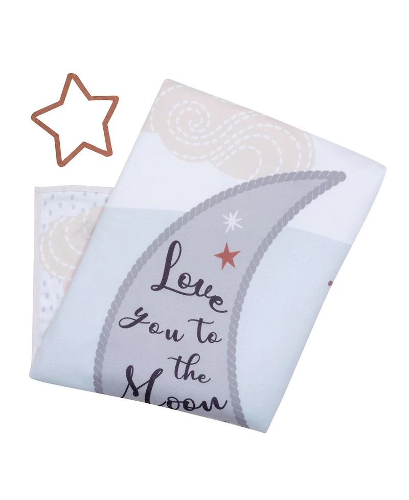 Lambs & Ivy Baby Goodnight Moon Milestone Photo Opportunity Soft Fleece Blanket