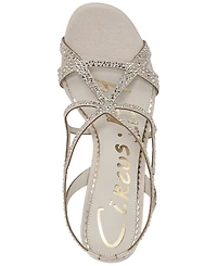 Circus Ny by Sam Edelman Women's Louisa Strappy Butterfly Rhinestone Dress Sandals