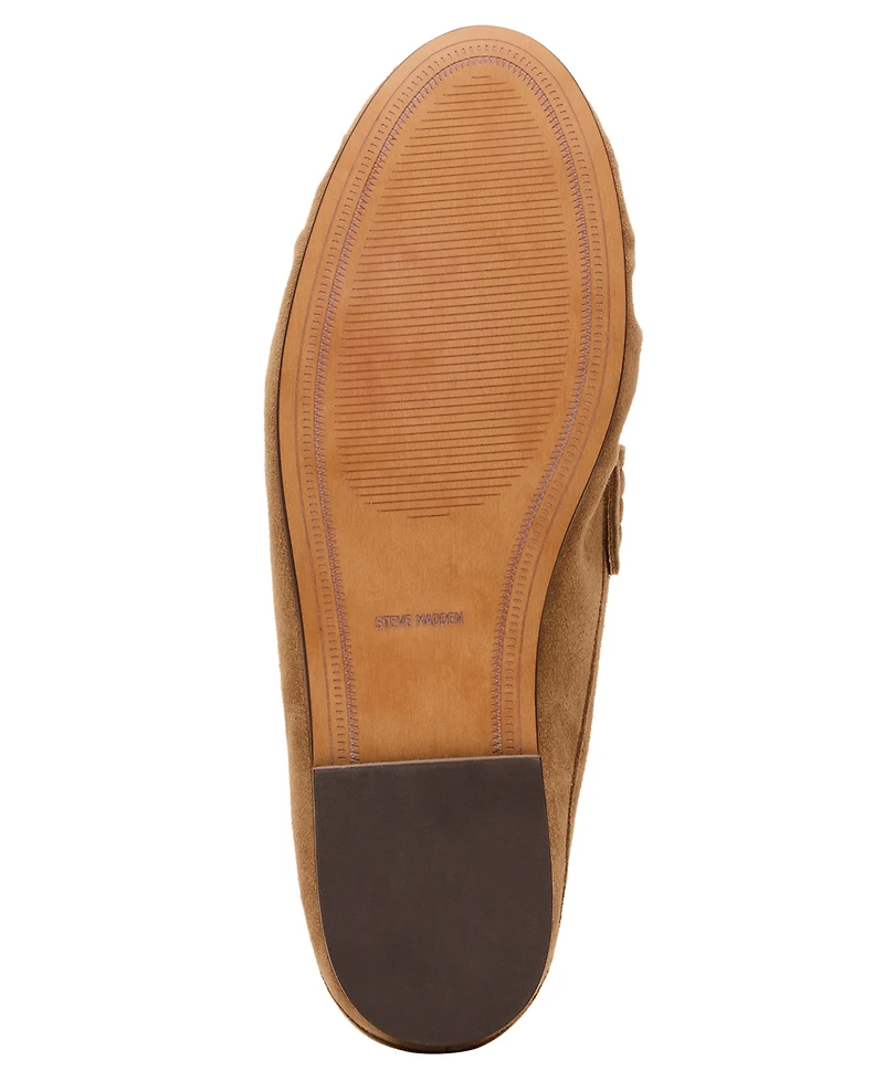 Steve Madden Women's Rafe Tailored Slip-On Loafer Mules