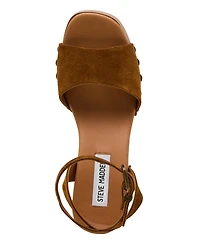 Steve Madden Women's Karsin Wooden Platform Sandals