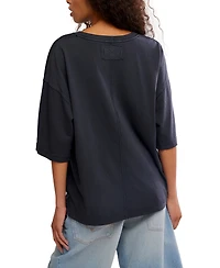 Free People Women's Perfect Oversized Crewneck T-Shirt