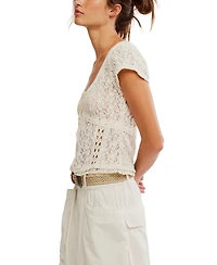Free People Women's Claro Short-Sleeve Top