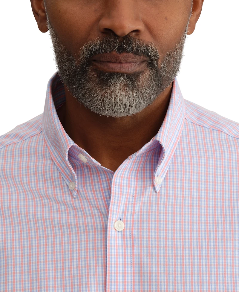 Tommy Hilfiger Men's Multi Plaid Long-Sleeve Dress Shirt