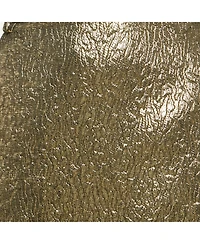 Pre-Owned Salvatore Ferragamo Women's Metallic Textured Lamé Pencil Skirt