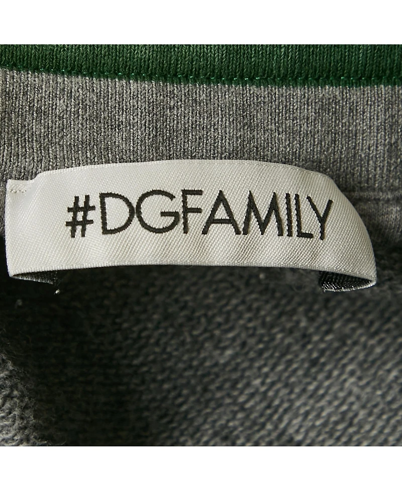 Pre-Owned Dolce & Gabbana Women's Grey Cotton Dgfamily Joggers