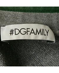 Pre-Owned Dolce & Gabbana Women's Grey Cotton Dgfamily Joggers