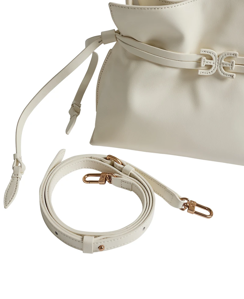 Sam Edelman Poppy Medium Drawstring Crossbody Tote Bag